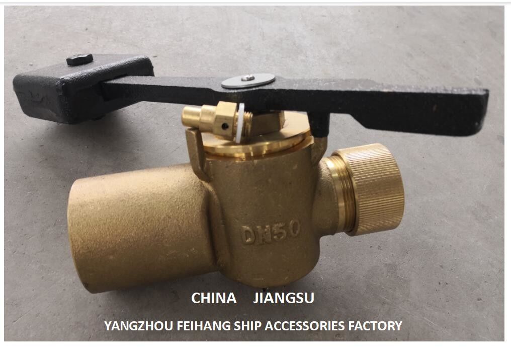 Valve de fermeture automatique de la sonde du réservoir de carburant FH-DN50 CB/T3778-99 Matériau-bronze avec contrepoids