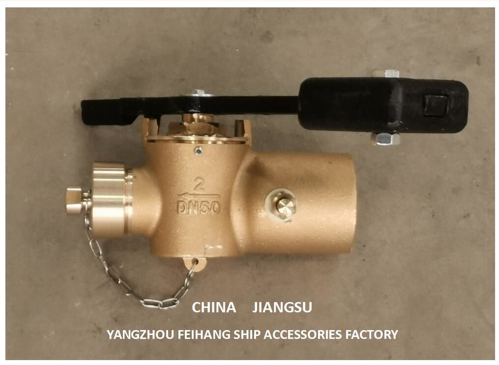 DN50 CB/T3778-99 Têtes de vanne de porte à fermeture automatique pour tuyaux de sondage - matériau en bronze avec contrepoids