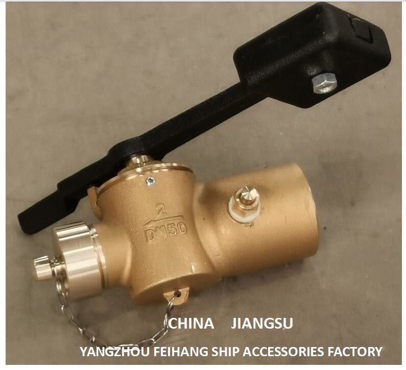 Valve de fermeture automatique de la sonde du réservoir de carburant FH-DN50 CB/T3778-99 Matériau-bronze avec contrepoids