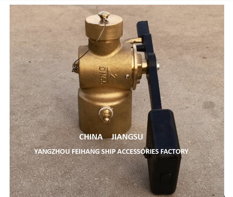 VALVE d'auto-fermeture à sonnage Données techniques pour DN65 CB/T3778 MATÉRIAL-BRONZE avec contrepoids