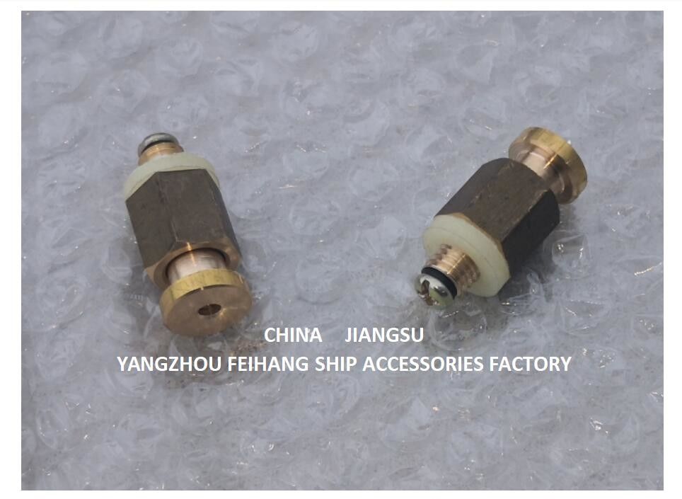 Valves d'auto-fermeture de ventilation pour tuyaux de sondage DN6, soupape d'auto-fermeture de ventilation chargée à ressort Matériau du corps de la vanne Bronze/laiton