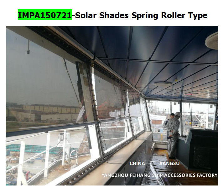 Facile à utiliser des ombrages solaires de type à rouleaux de printemps