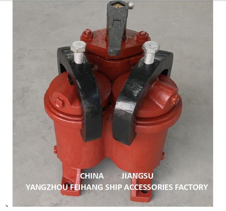 JIS 5K-25-100A DUPLEX OIL STRAINER ((U-TYPE) et petit double d'huile étirer ((U-TYPE)
