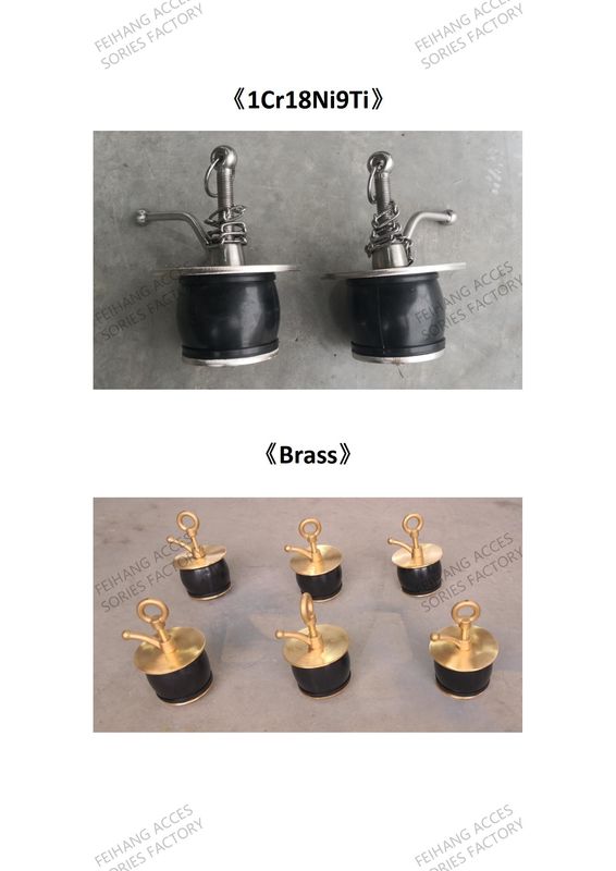 CN n° 50 DECK SCUPPER PLUG, GUTTER PLUG-YANGZHOU FEIHANG FACTORY D'ACCESSORIES DE NAVEU