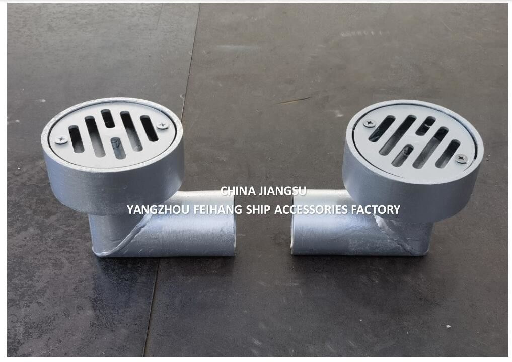 DRAIN DEQUE DE MUR LOURD, TYPE ANGULÉ, DN40, FIN DU FIL (FEMME G 1 1/2