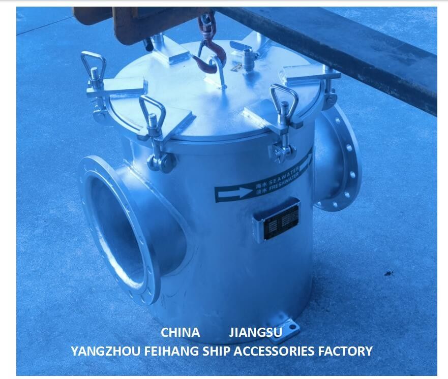 Données techniques pour les filtres d'eau de mer principaux marins - filtres d'eau de mer marins - filtres d'eau de mer de type panier de mer