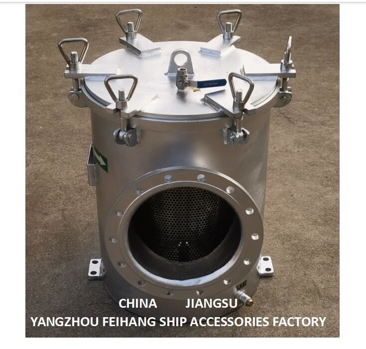 DN250 FILTRE D'EAU DE MER MAIN, FILTRE D'EAU D'ASPECTION D'EAU PRÉSURE CB/T497-2012: Principalement composé de tuyaux de raccordement, tuyaux principaux