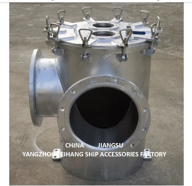 Le type d'angle de filtration de la tour de désulfuration pour l'eau de mer - type de filtre d'aspiration pour l'eau calcaire MODEL BLS350 CB/T497-2012