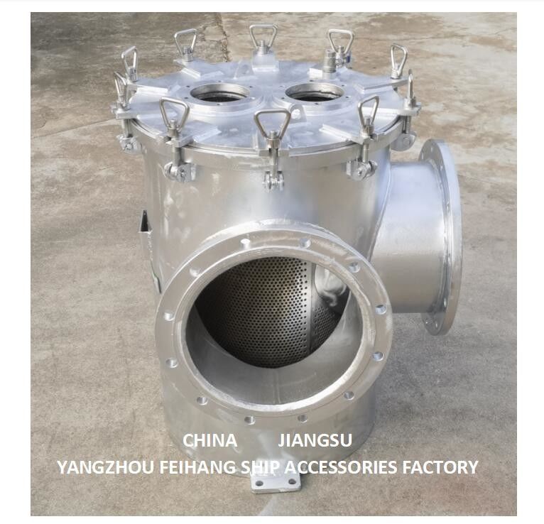 Le type d'angle de filtration de la tour de désulfuration pour l'eau de mer - type de filtre d'aspiration pour l'eau calcaire MODEL BLS350 CB/T497-2012