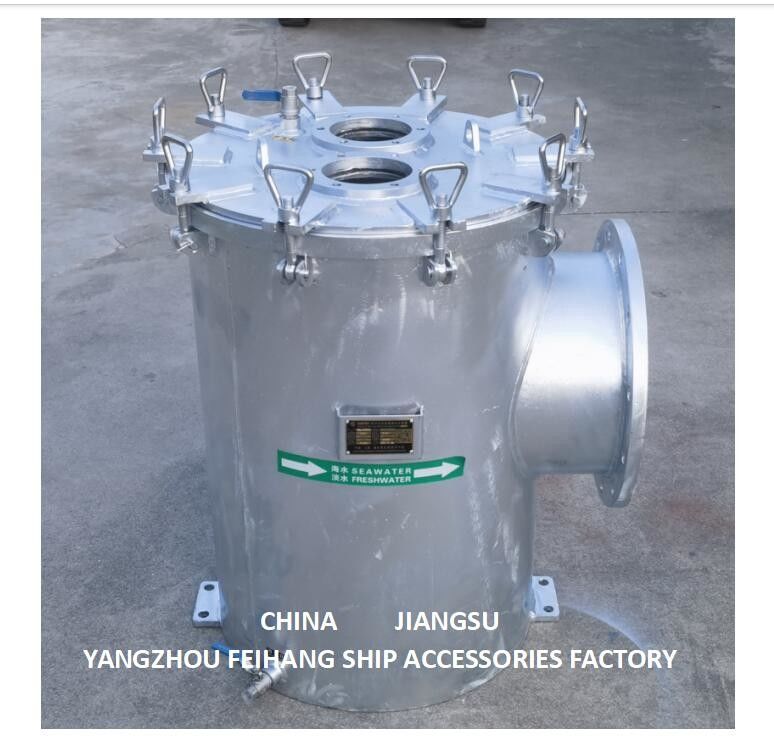 Le type d'angle de filtration de la tour de désulfuration pour l'eau de mer - type de filtre d'aspiration pour l'eau calcaire MODEL BLS350 CB/T497-2012