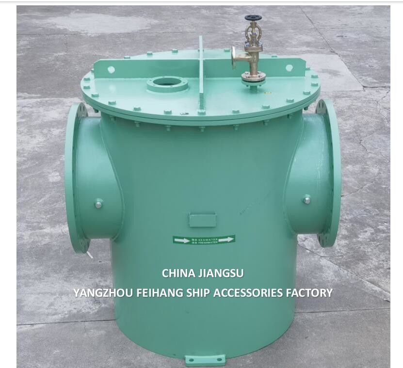 Filtre à eau de mer avec dispositif de protection biologique Mgps AS600 CB/T497-2012 Acier au carbone marin galvanisé