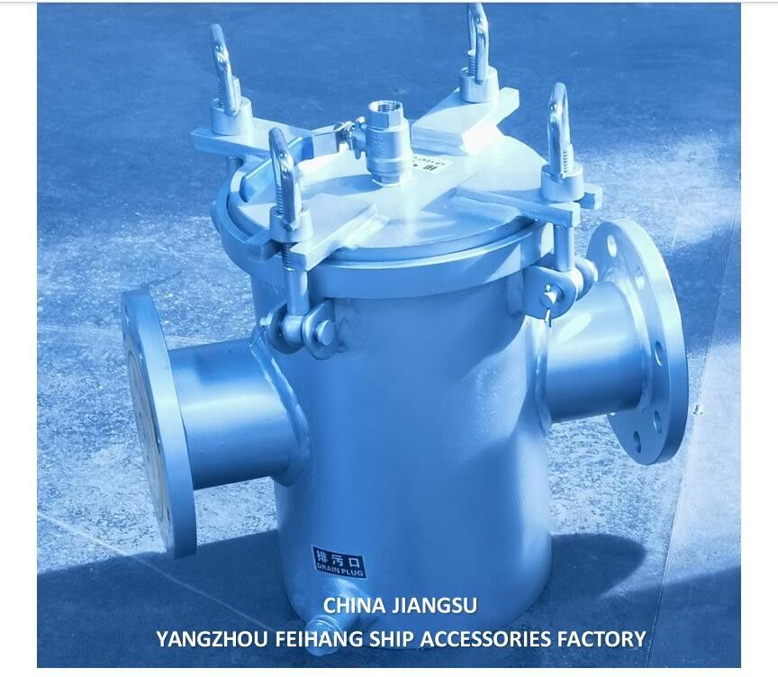 AS80 CB/T497 Filtre d'eau de mer en acier inoxydable - modèle de filtre unique pour l'eau de mer
