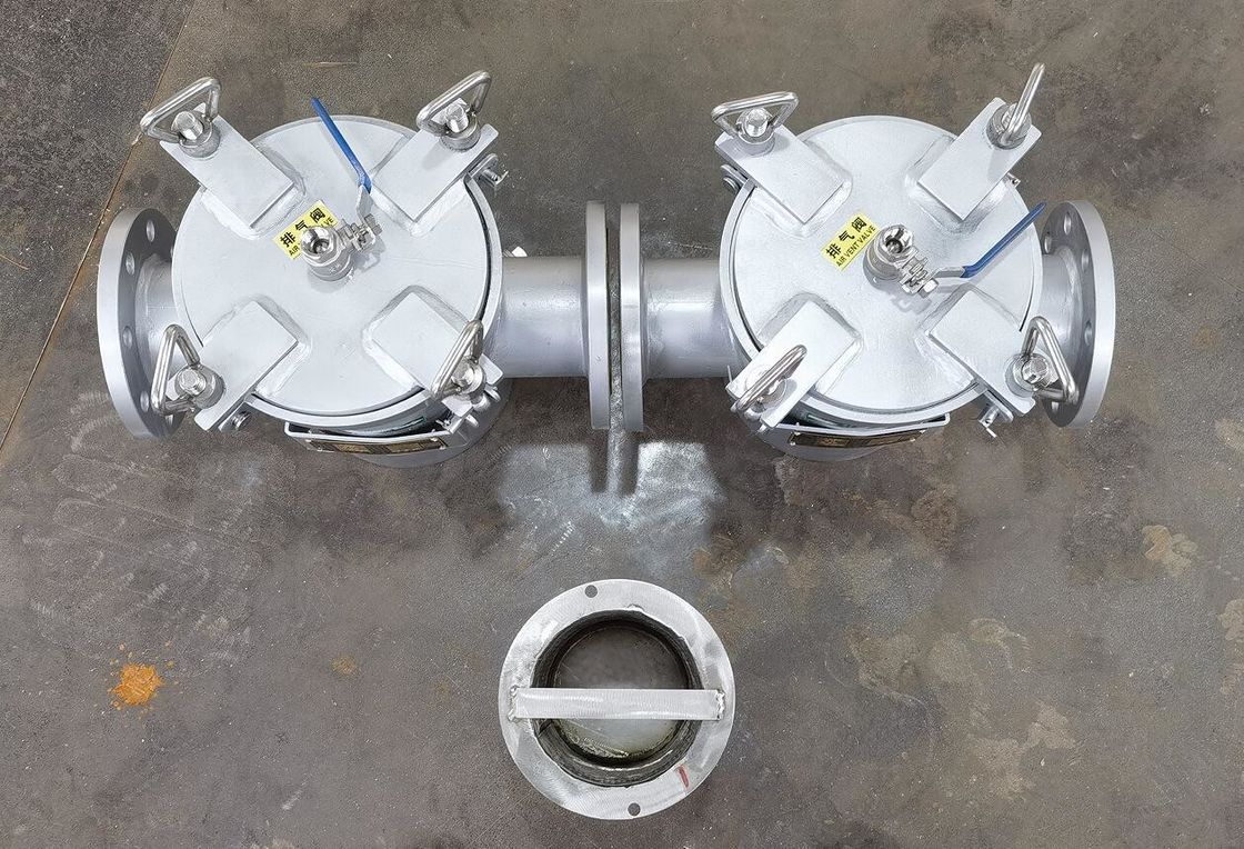 Filtreur d'eau de mer à filtrage d'acier inoxydable pour eau grossière