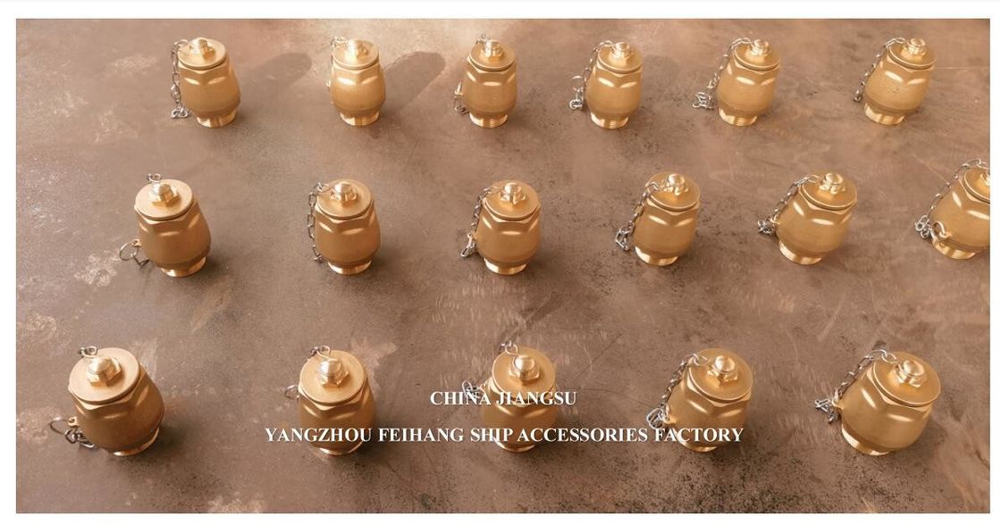 IMPA23339 FH-DN40 soupape à bille de drainage corps en laiton NPT couverture en acier inoxydable