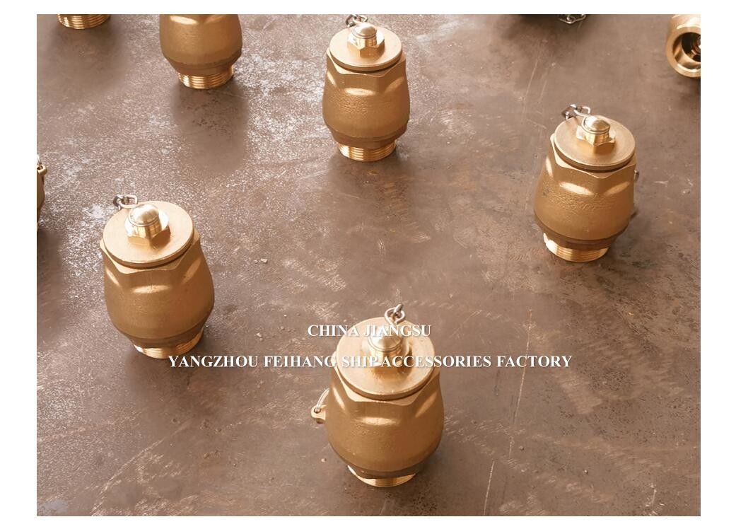 IMPA23339 FH-DN32 Ventilateur à bille de drainage corps en laiton NPT Couverture en acier inoxydable