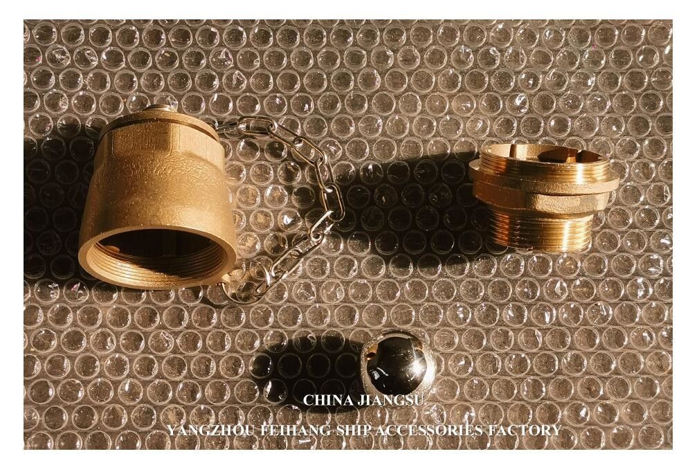IMPA23339 FH-DN32 Ventilateur à bille de drainage corps en laiton NPT Couverture en acier inoxydable