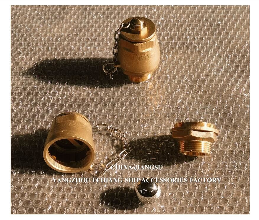 IMPA23339 Ventilateur à bille de vidange Corps en laiton NPT Couverture en acier inoxydable Boule flottante DN32 DN40 Modèle
