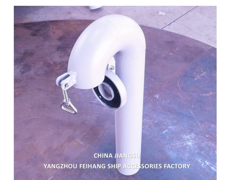 Ventilation du cou de l'oie en acier de type rond de diamètre 100 mm, avec vanne à clapet (le cou de l'oie doit être fermé)