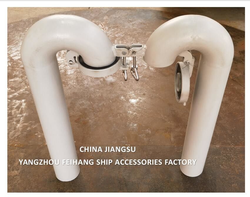 Ventilation du cou de l'oie en acier de type rond de diamètre 100 mm, avec vanne à clapet (le cou de l'oie doit être fermé)