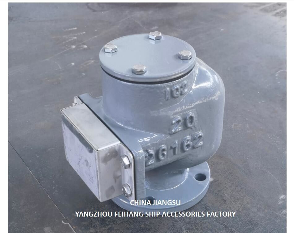 NO.533HFB-50A Tête d'aération pour réservoir de débordement avec SUS316L GASKET NBR flottant 0.3MPA