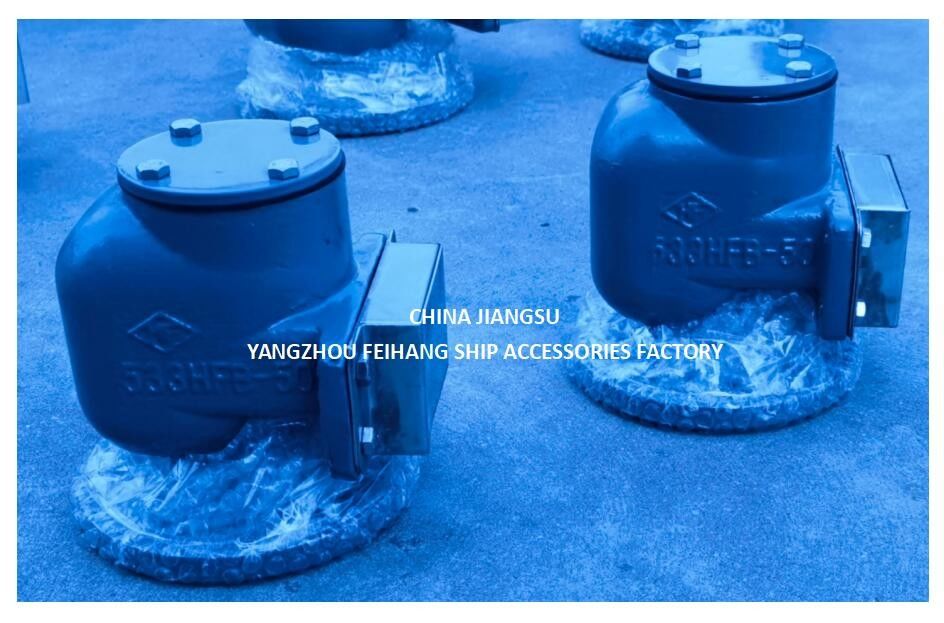 NO.533HFB-50A Tête d'aération pour réservoir de débordement avec SUS316L GASKET NBR flottant 0.3MPA