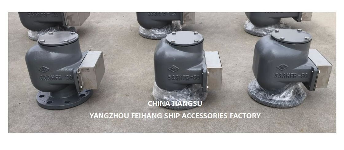 N°533HFB-80A Tête de ventilation pour réservoir d'eau d'alimentation Corps en fer moulé avec flotteur en acier inoxydable