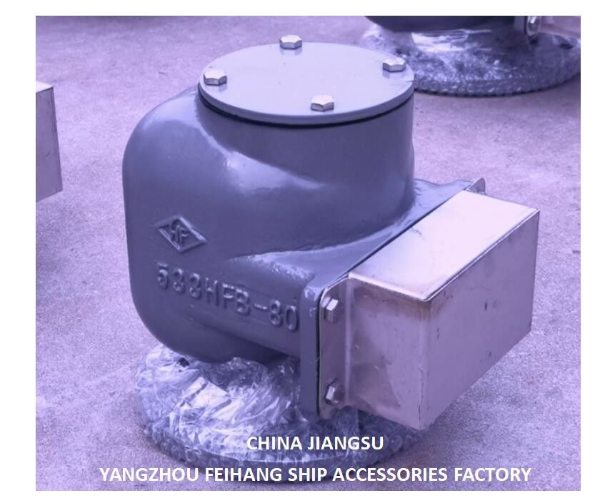 533HFB-80A Réservoir de ballast Tête d'aération et tuyau d'air de ballast Tête 533hfb-80a Corps de fonte et flotteur en acier inoxydable