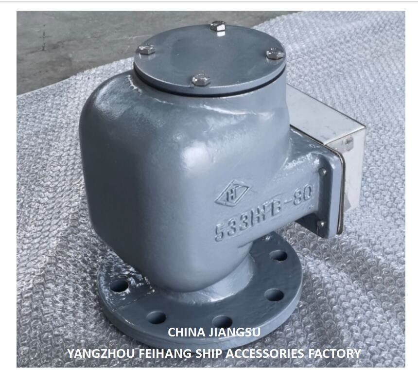 533HFB-80A Réservoir de ballast Tête d'aération et tuyau d'air de ballast Tête 533hfb-80a Corps de fonte et flotteur en acier inoxydable