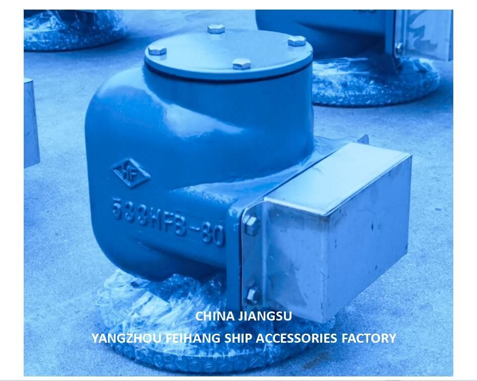 Réservoirs de ballast d'eau Tête de ventilation de l'air Modèle-533hfb-80a Corps Floater en fonte et en acier inoxydable