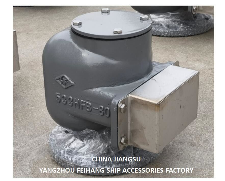 Réservoirs de ballast d'eau Tête de ventilation de l'air Modèle-533hfb-80a Corps Floater en fonte et en acier inoxydable
