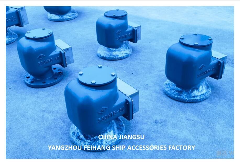 533HFB-80A Réservoir de ballast Tête d'aération et tuyau d'air de ballast Tête 533hfb-80a Corps de fonte et flotteur en acier inoxydable