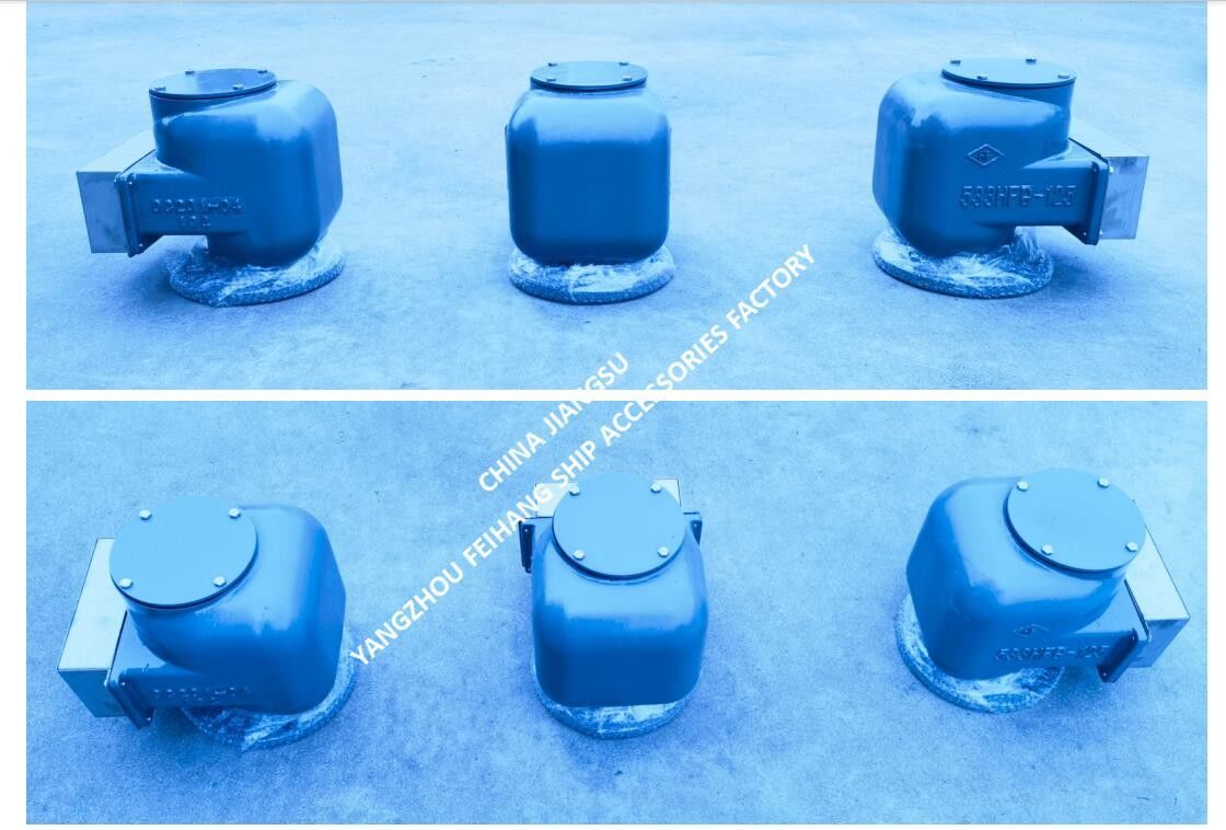 N° 533hfb-125a Tête de ventilation et tête de tuyau d'air pour le corps du réservoir de ballast en fonte avec flotteur en acier inoxydable