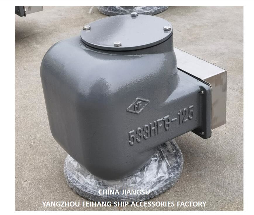 533hfb-125a Ballast Tank Air Vent Head And Ballast Air Pipe Head Corps en fonte avec flotteur en acier inoxydable