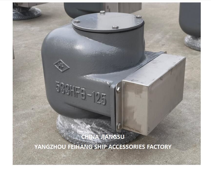 533hfb-125a Ballast Tank Air Vent Head And Ballast Air Pipe Head Corps en fonte avec flotteur en acier inoxydable