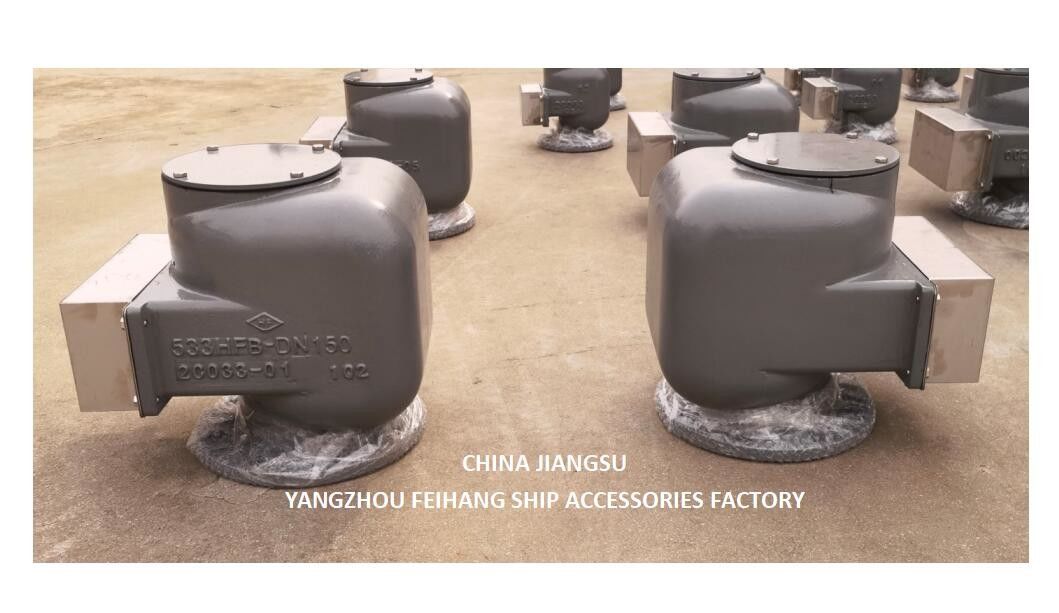 Après le pic du réservoir, la tête de ventilation de l'air n°533HFB-150A, la tête de ventilation de l'air marin, le corps en fer forgé, en acier inoxydable