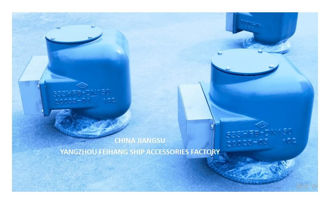 N°533HFB-150A Tête de ventilation pour réservoir de pointe avant modèle 533hfb-150a Tête de ventilation marine et tête de tuyau d'air