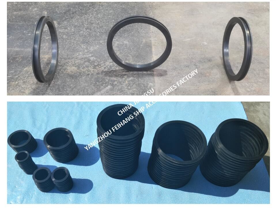 Sceaux en caoutchouc pour la tête de ventilation du réservoir de ballast d'eau, modèle 533 HFB-300, matériau NBR RUBBER GASKET Maker FEIHANG SHIP