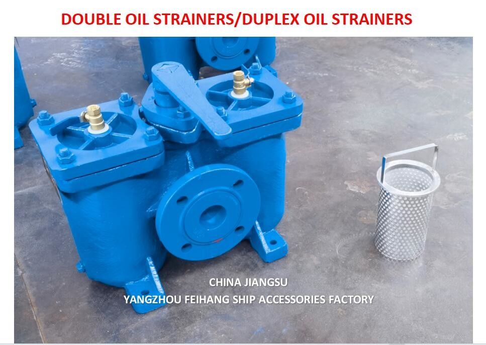 Expédition de filtres à huile duplex et filtres à huile doubles modèle AS16050 Cb/T425 Carrosserie de filtre en acier inoxydable
