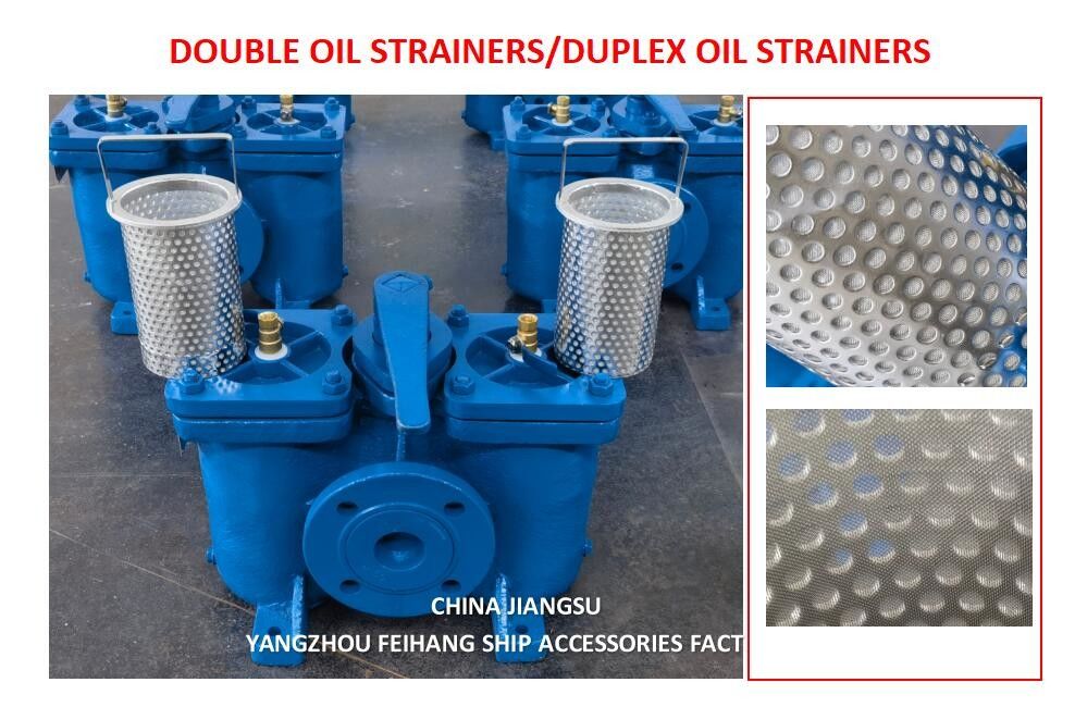 Expédition de filtres à huile duplex et filtres à huile doubles modèle AS16050 Cb/T425 Carrosserie de filtre en acier inoxydable