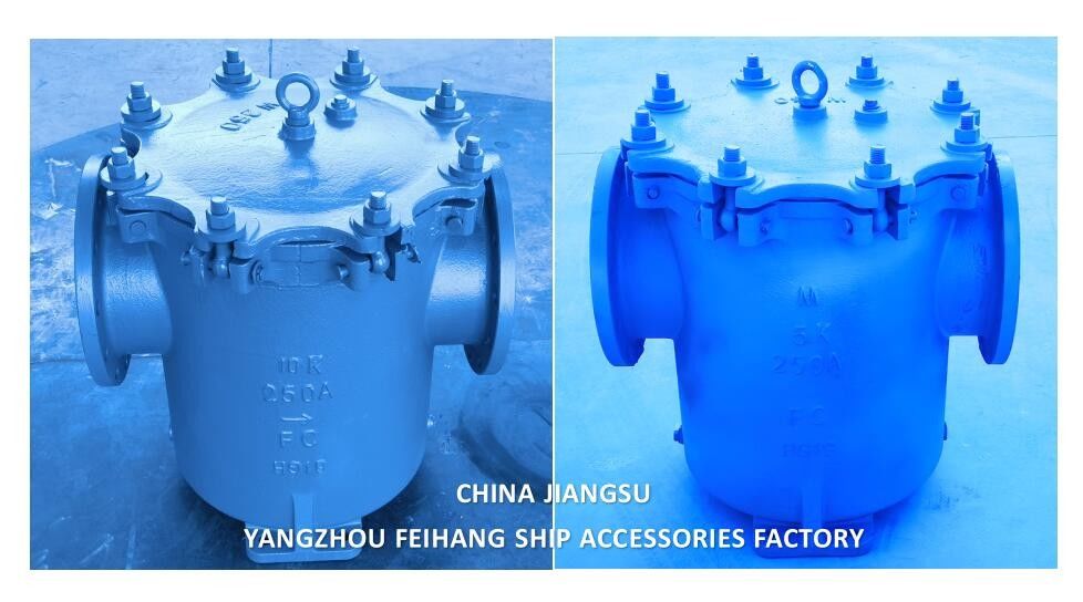 Produit de fabrication chinoise - IMPA 872011 Filtreur d'eau de canette marine et filtres d'eau de canette en fonte JIS F7121