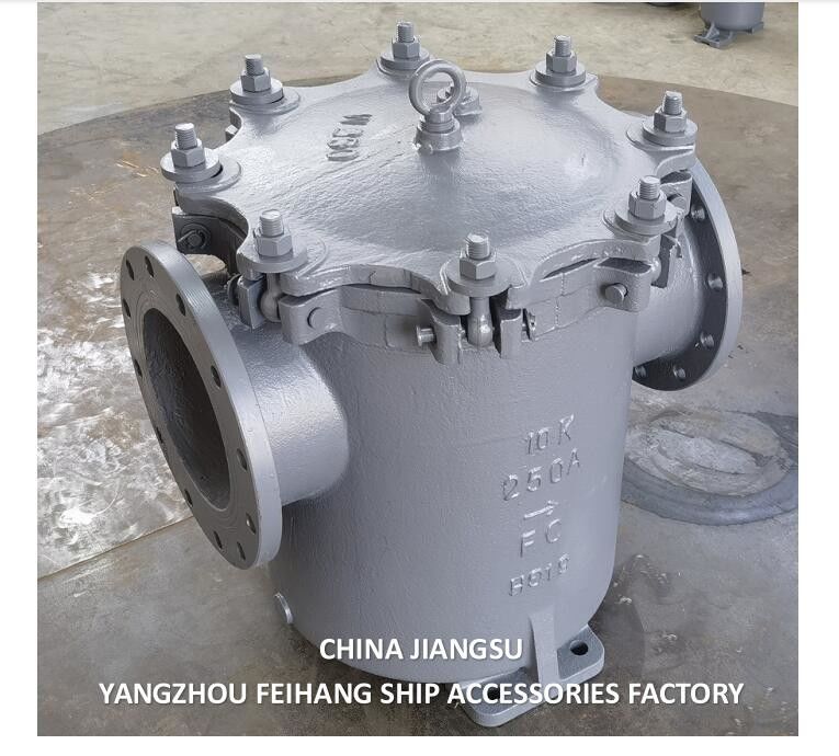 Produit de fabrication chinoise - IMPA 872011 Filtreur d'eau de canette marine et filtres d'eau de canette en fonte JIS F7121