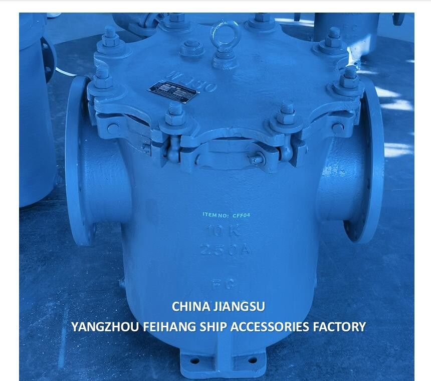 Produit de fabrication chinoise - IMPA 872011 Filtreur d'eau de canette marine et filtres d'eau de canette en fonte JIS F7121