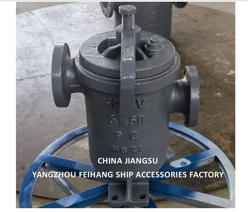 JIS F7209 MARINE SIMPLEX FUEL STRAINER & MARINE SINGLE FILTER Corps en fonte en acier inoxydable Élément de filtre