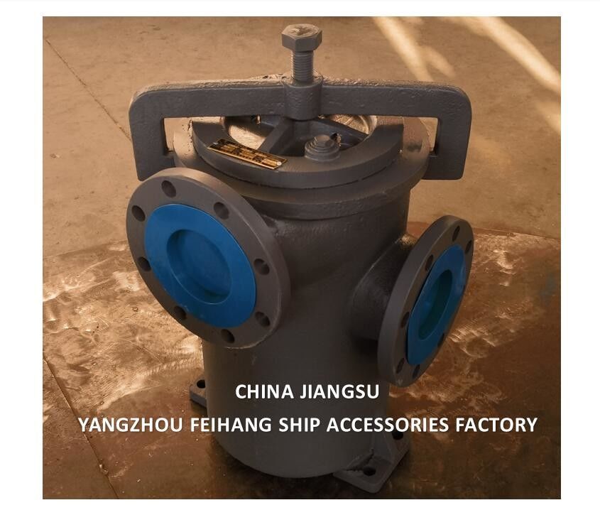 JIS F7209 MARINE SIMPLEX FUEL STRAINER & MARINE SINGLE FILTER Corps en fonte en acier inoxydable Élément de filtre