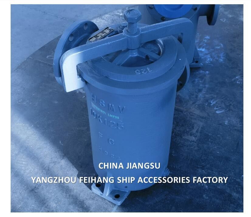 JIS F7209 MARINE SIMPLEX FUEL STRAINER & MARINE SINGLE FILTER Corps en fonte en acier inoxydable Élément de filtre