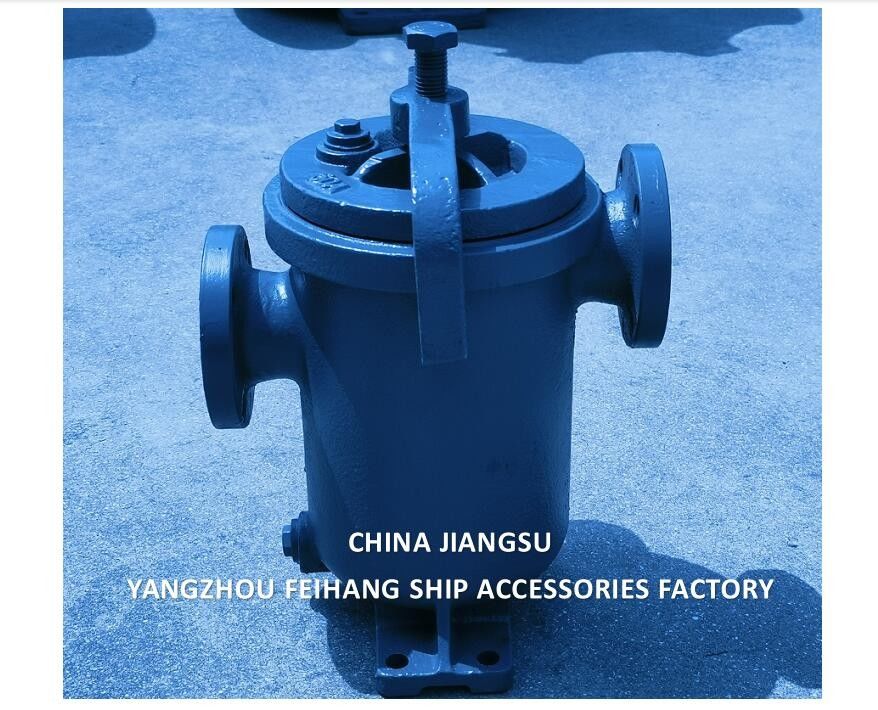 JIS F7209 MARINE SIMPLEX FUEL STRAINER & MARINE SINGLE FILTER Corps en fonte en acier inoxydable Élément de filtre