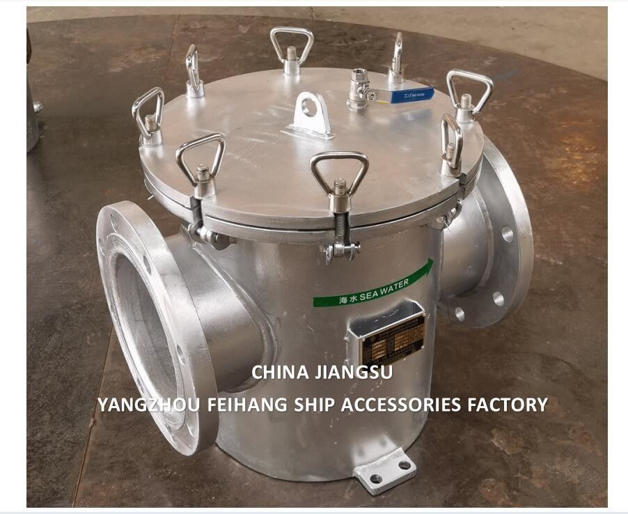 Filtre à eau de mer de type panier et filtre à eau de mer BRS200 CB/T497 SZIE-8