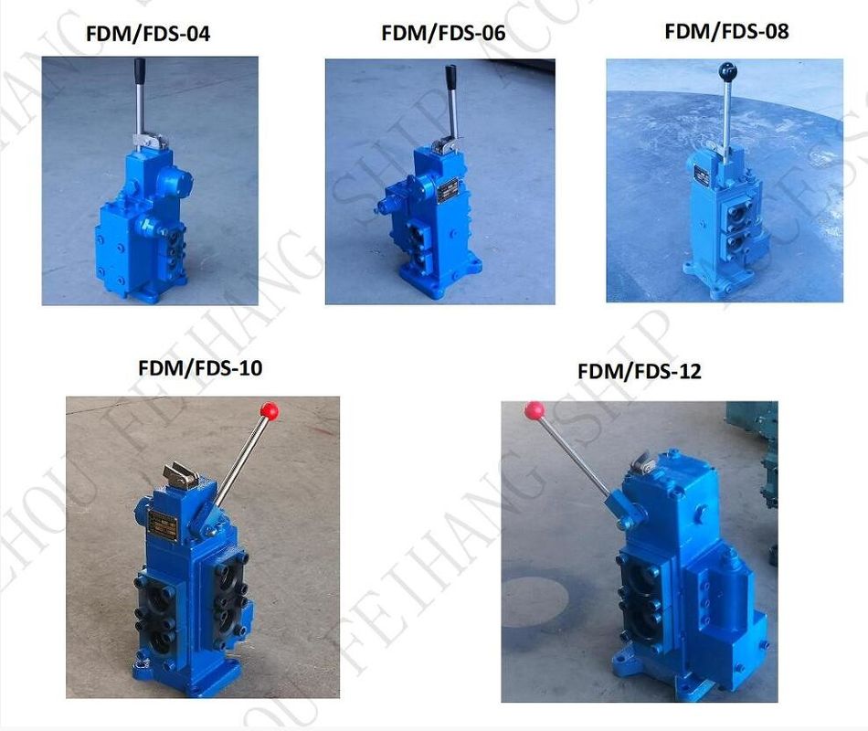 Valve de commande hydraulique pour le treuil d'amarrage modèle FDS08 Taille 25a Débit 200 l/min