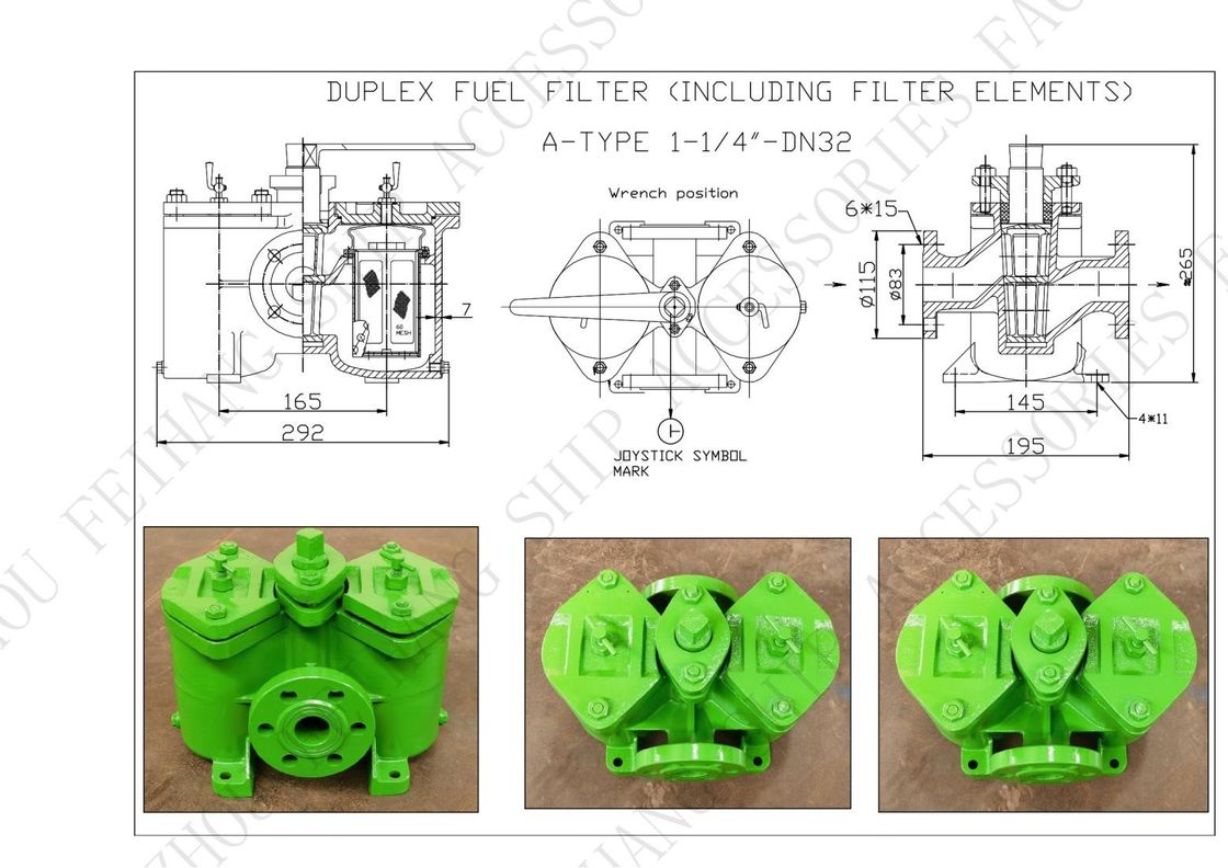 Filtre à huile AS32 Cb/T425 pour pompe à transfert de carburant