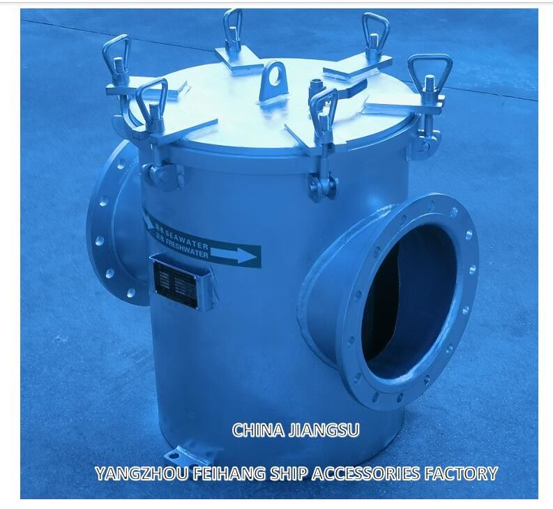 Casque de filtre à eau de mer Simplex Modèle AS250 CB/T497-1994 Corps en acier au carbone avec filtre en acier inoxydable variable